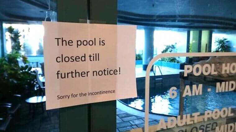 The Pool Is Closed Forever