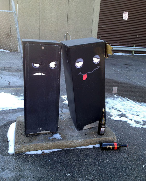 Go Home Trash Can, You're Drunk