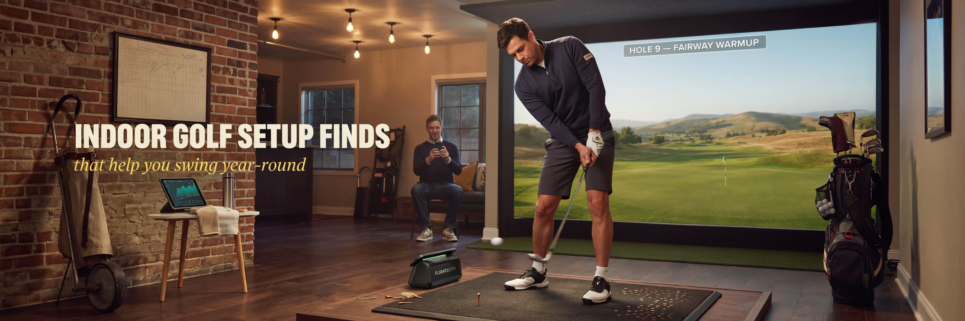 Indoor Golf Setup Finds That Help You Swing Year-Round