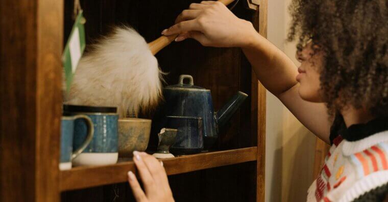 Using Feather Dusters