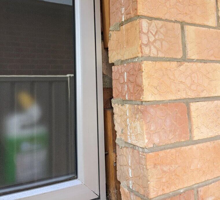 Unsealed Gaps Around Windows and Doors