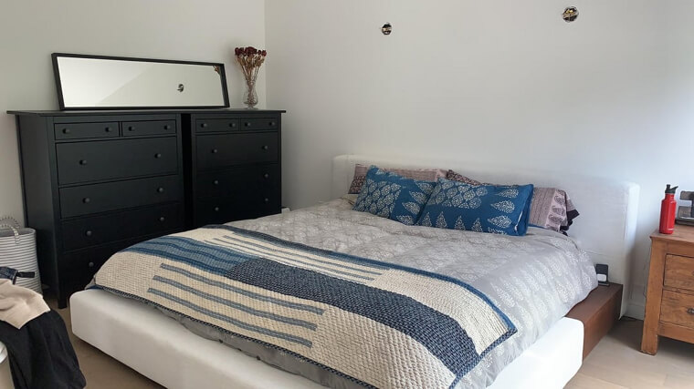 Covering Wall Damage With Furniture or Decor