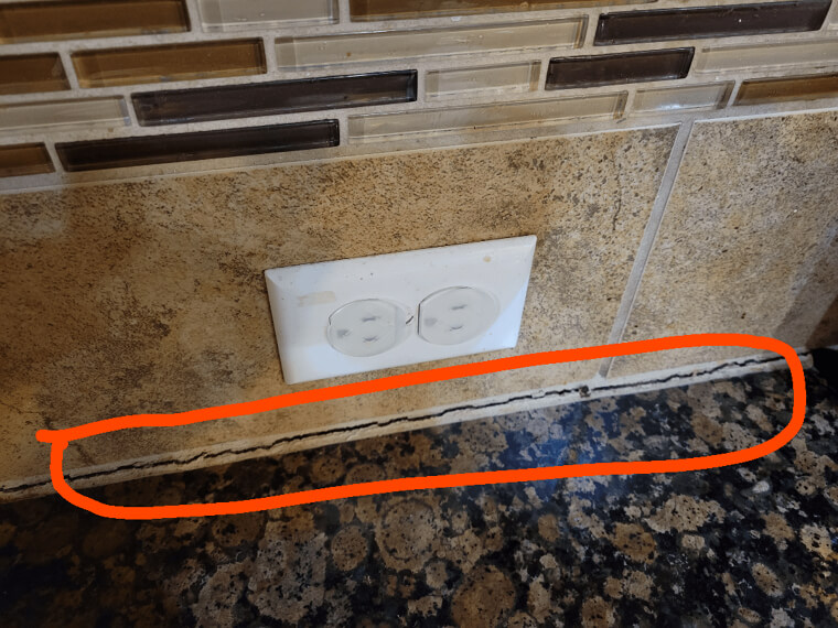 Caulking Around Structural Cracks