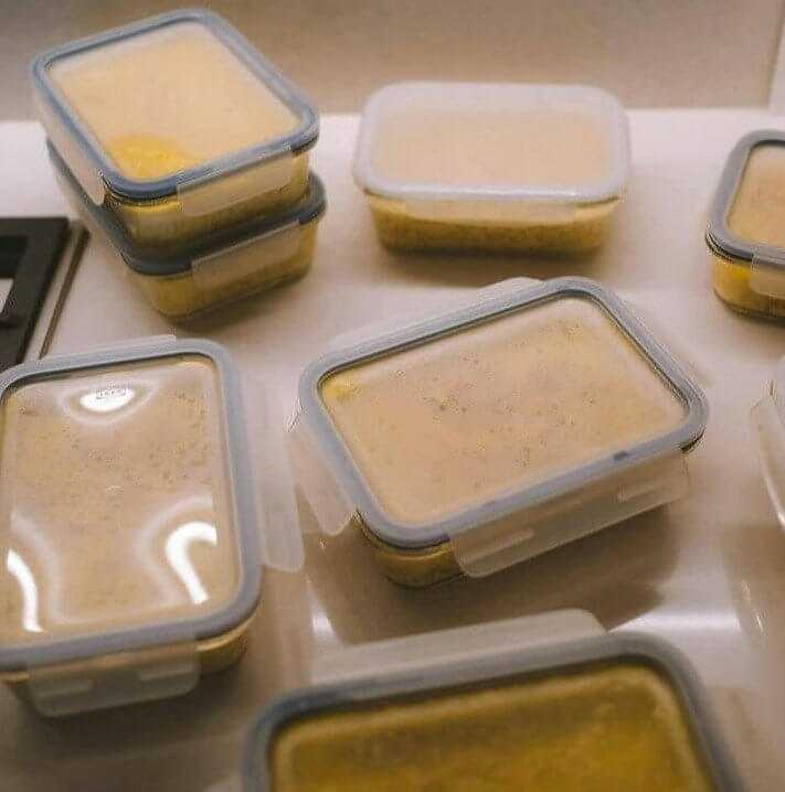 Old Food Containers