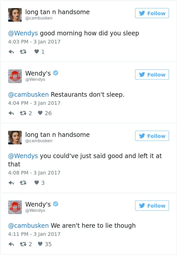 Wendy's Does Not Lie