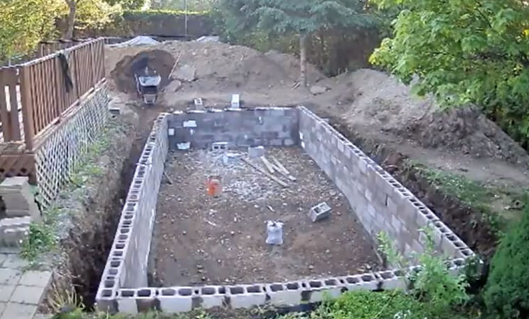 Una piscina económica