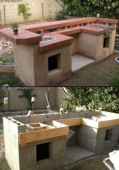 Crea una cocina al aire libre