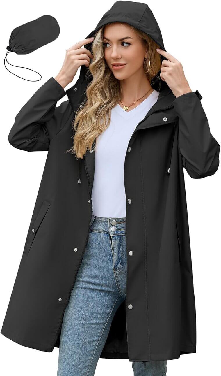 Zando Rain Jacket - Stylish Waterproof Comfort for You - 32% Off!