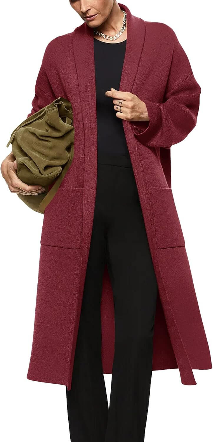 Maxi Cardigan Sweater - Cozy, Stylish, and Practical - Don’t Miss the 40% Discount!
