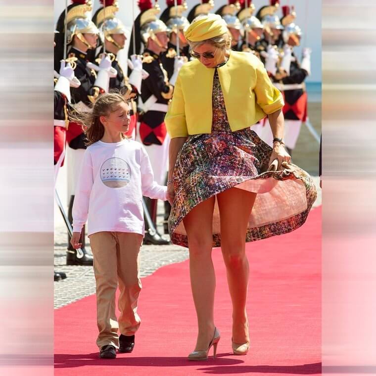 Kate ist nicht der einzige Royal, der vom Wind geplagt wurde