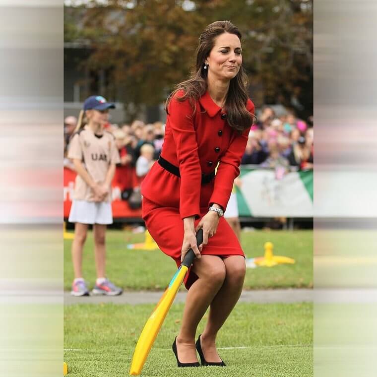 Kate Middleton fühlt sich beim Kricketspiel sehr wohl