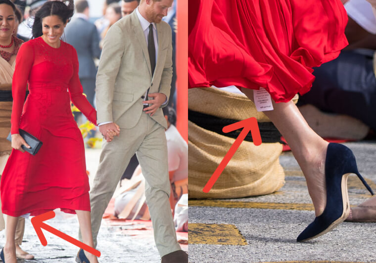 Meghan Markle vergaß das Etikett