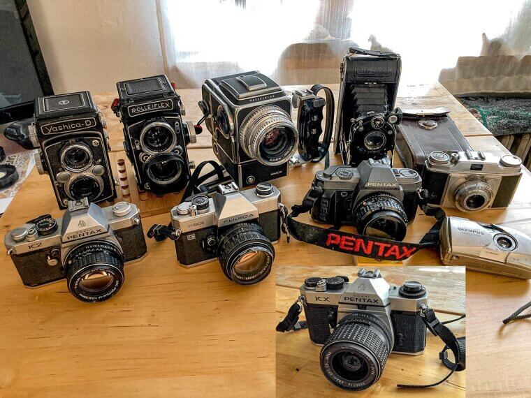 Vintage Cameras From the Film Photography Era