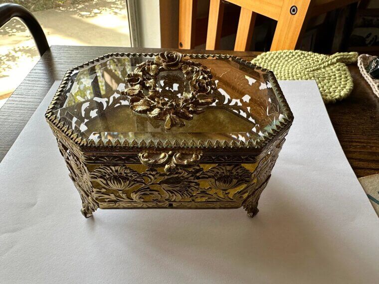Antique Jewelry Boxes With Real Gems Inside