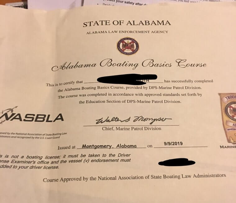 Licensing/Sailing Courses