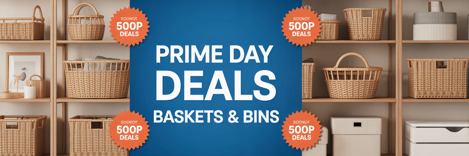 Space Organization Hacks With Baskets and Bins - Deals This PRIME DAY