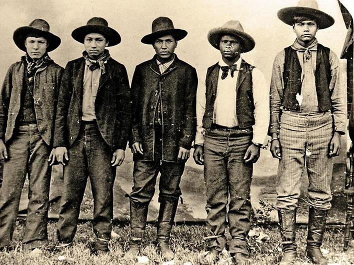 The Rufus Buck Gang Before They Were Executed