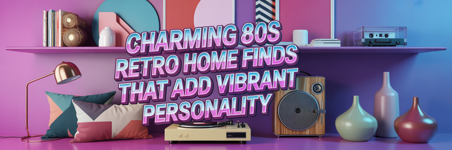 80s Nostalgia Retro Home Finds That Make Your Space Feel Fun Instead of Basic