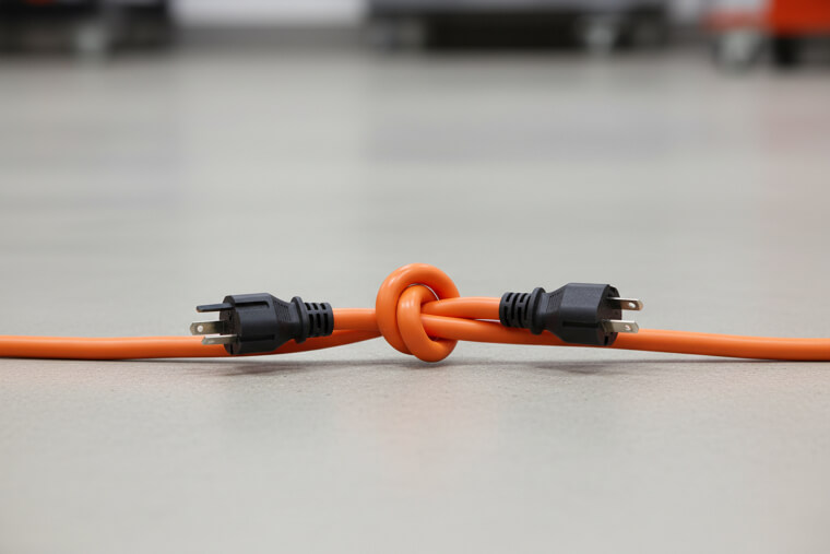 The Extension Cord Knot