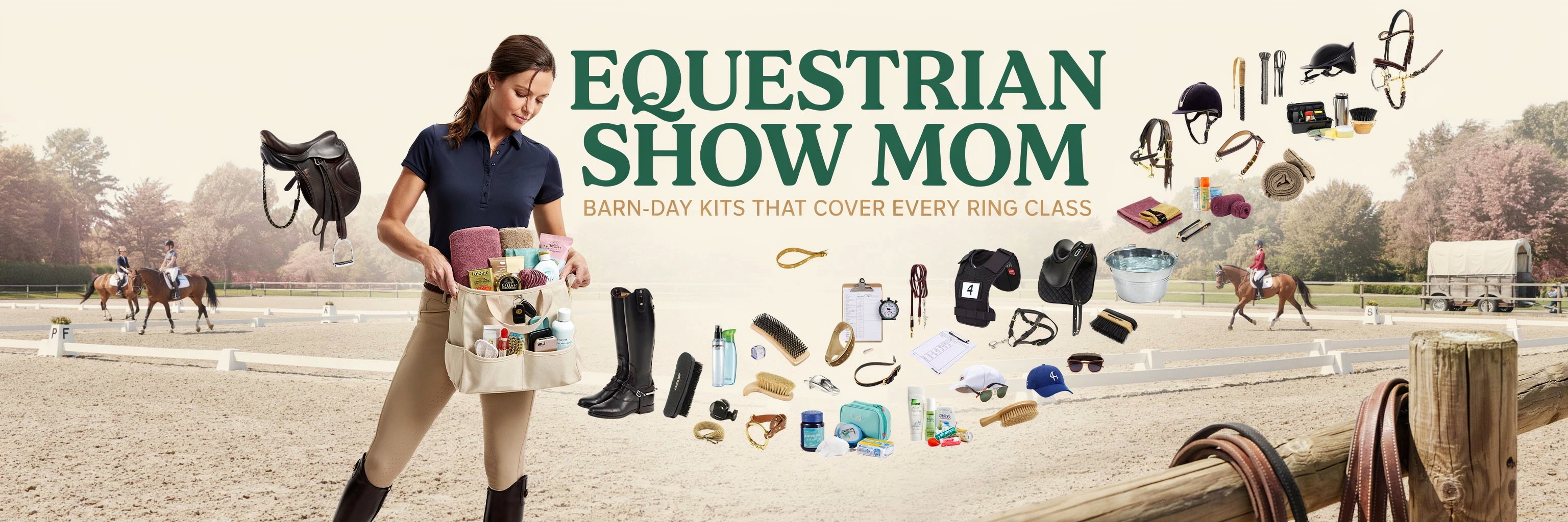 Equestrian Show Mom Barn-Day Kits That Cover Every Ring Class