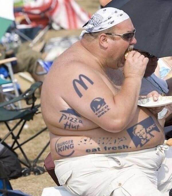 He Really Does Love His Food