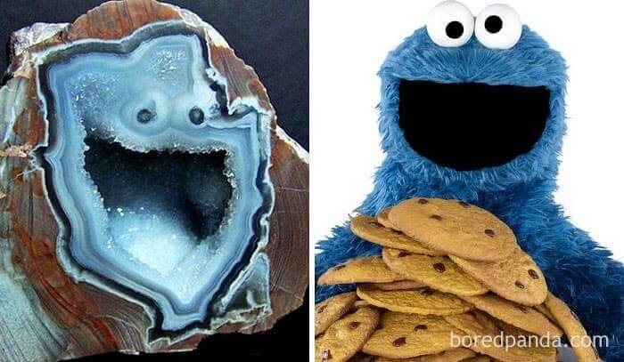 Geode That Looks Like Cookie Monster