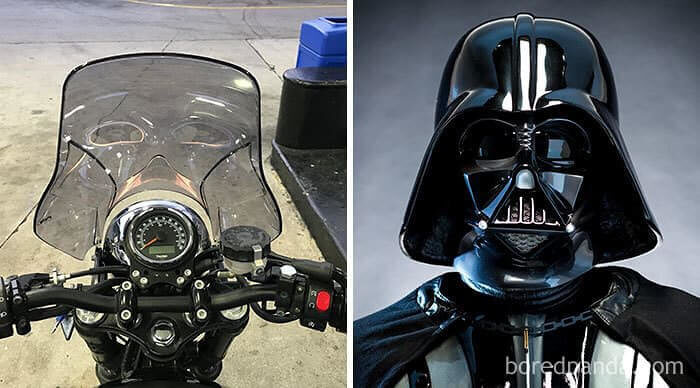 Darth Vader Joined Local Biker Gang