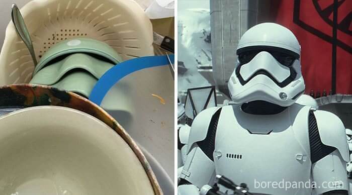 Stormtrooper In The Dishes