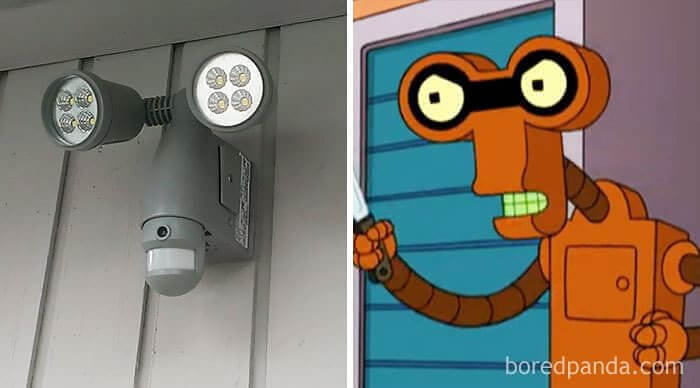 Roberto from Futurama Look Alike Porch Light