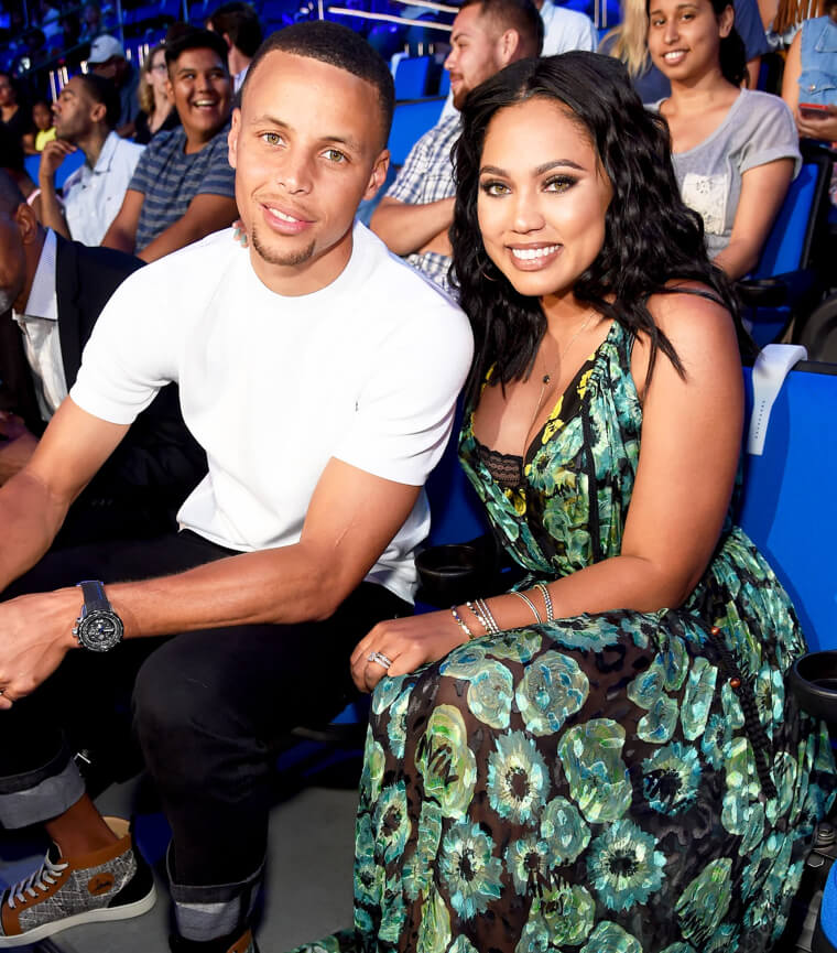 Steph Curry and Ayesha Curry