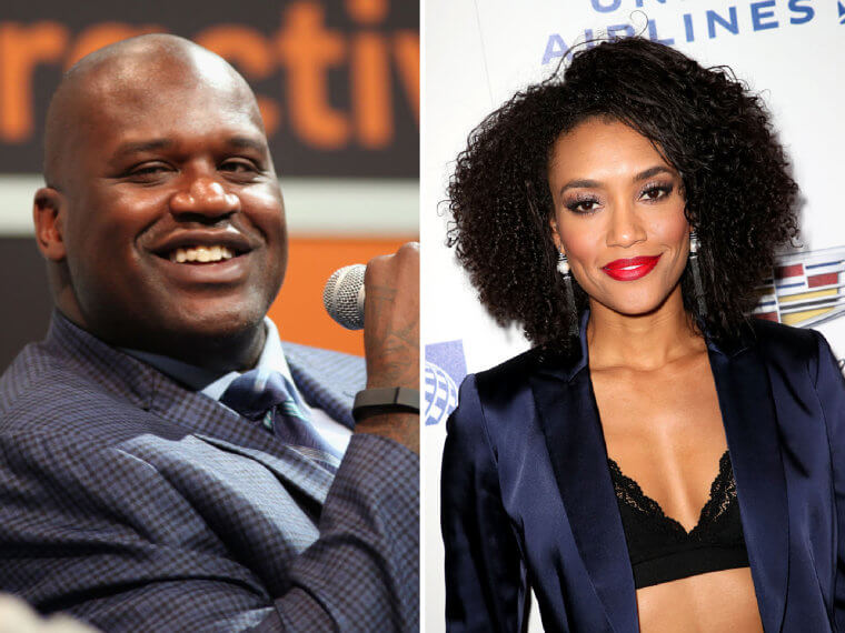 Shaquille O’Neal and Annie Ilonzeh
