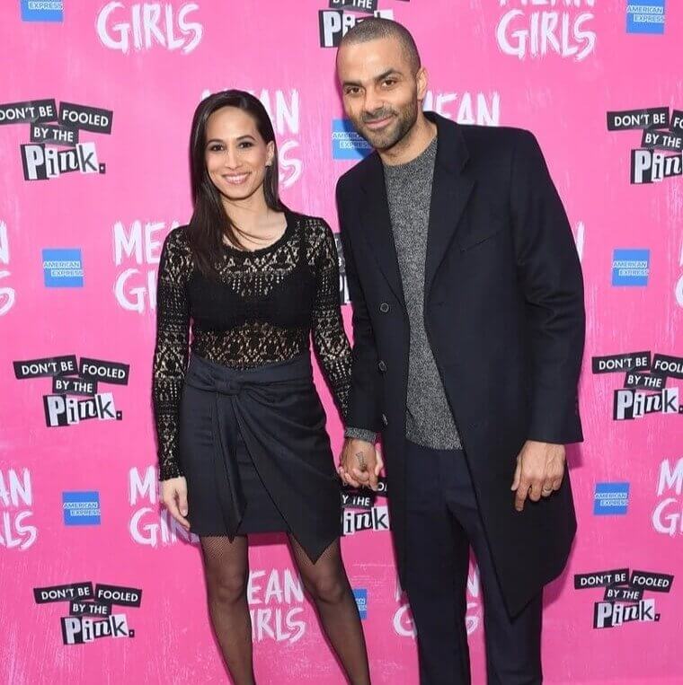 Tony Parker and Axelle Francine