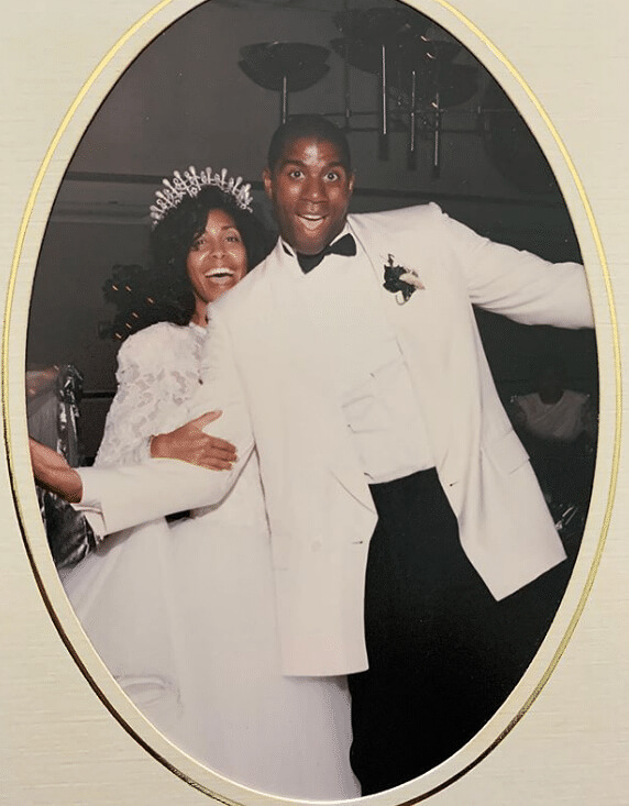 Magic Johnson and Cookie Johnson
