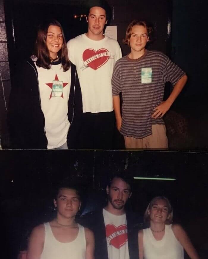 These Two Met Keanu Reeves In The Same Shirt Twice