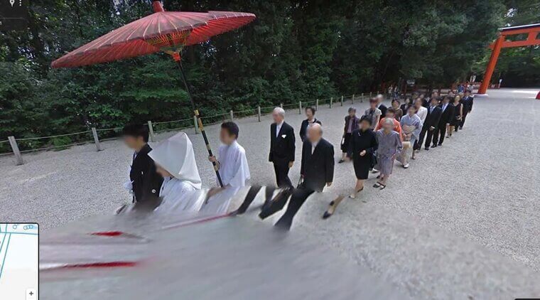 A Japanese Wedding Procession