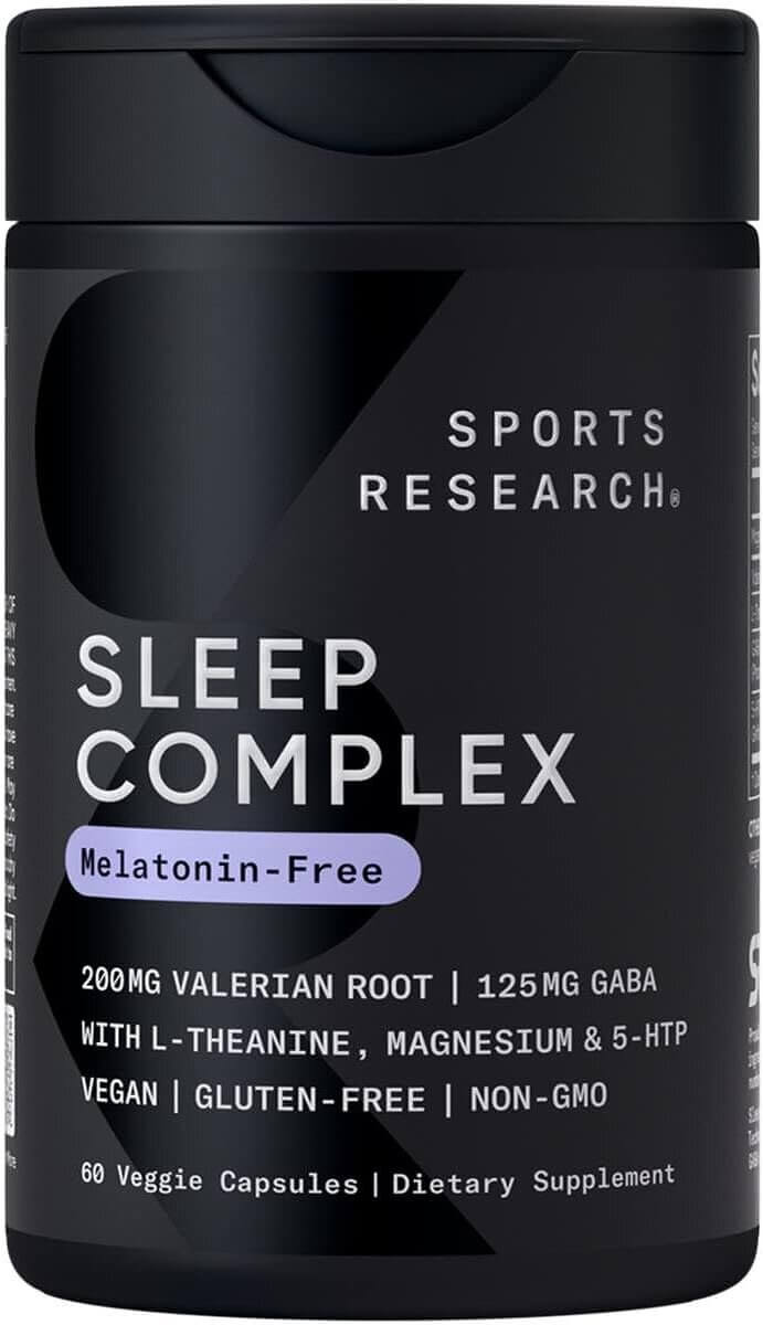 Sleep Complex Capsules - Melatonin-Free Restorative Sleep Supplement - Enjoy 20% Off!