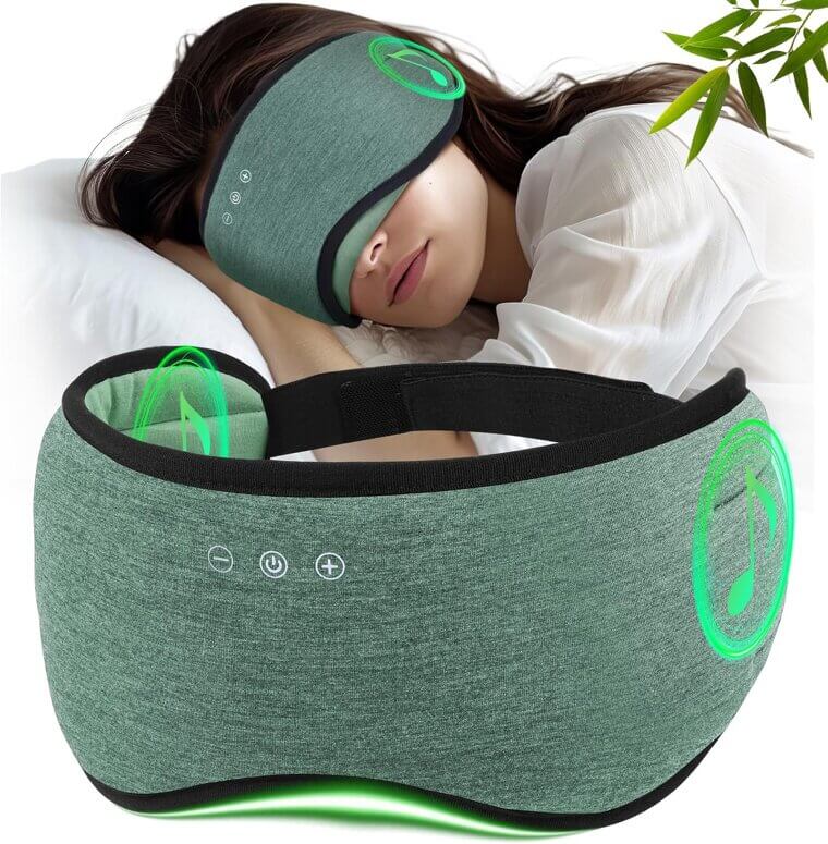 Bluetooth Sleep Mask - Cozy Nights and Clear Tunes - Now 13% Off!