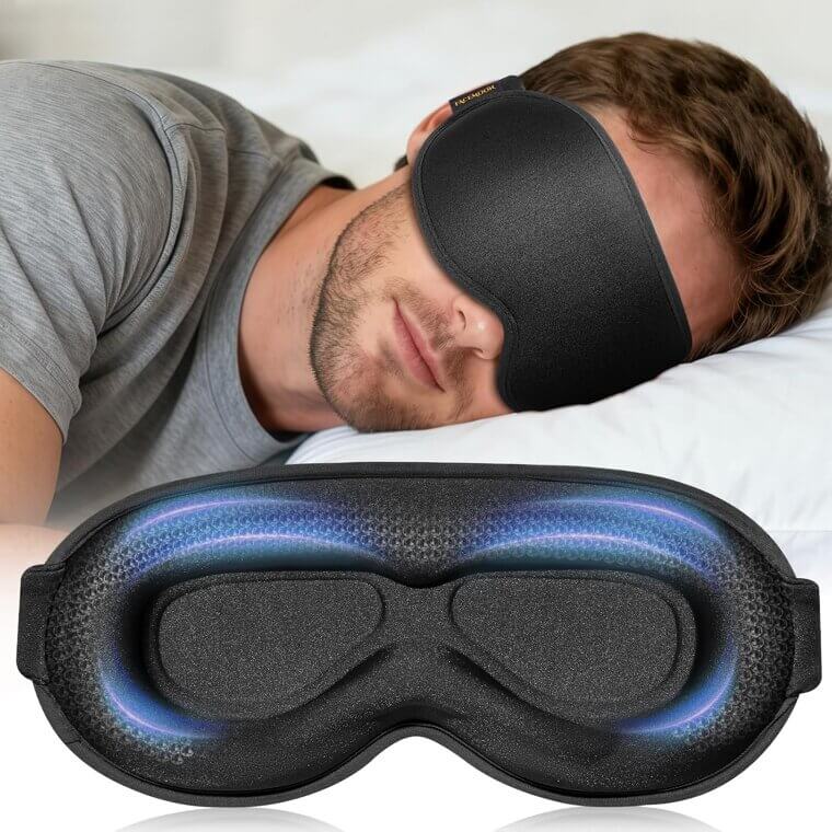Blackout Sleep Mask for Restful Travel and Relaxation - Now 32% Off!