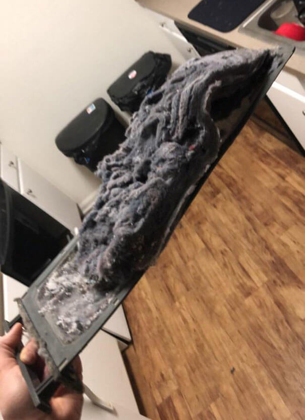Everyone Forgot That The Lint Trap Existed