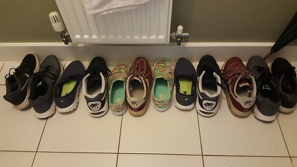 When You Ask Your Husband To Tidy Up The Shoes Only To Find This