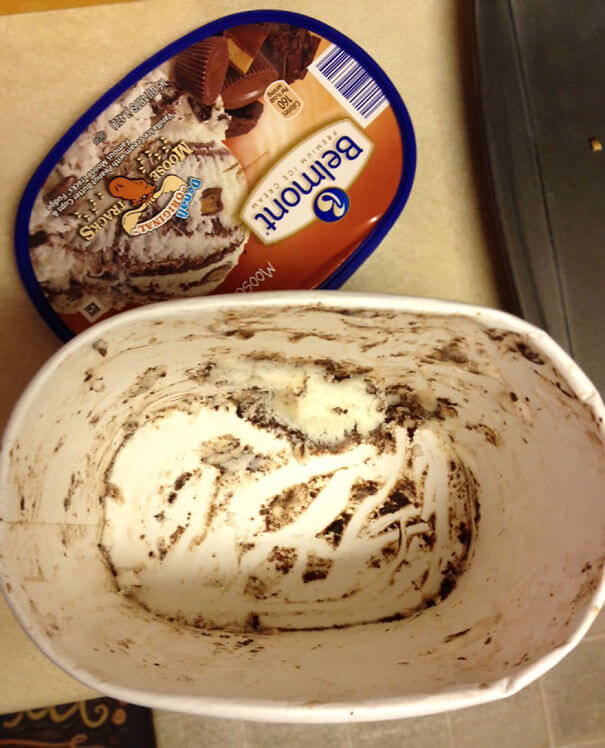 What Kind Of Person Leaves A Bite Of Ice Cream In The Container?