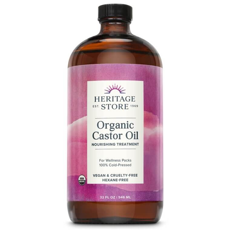 Heritage Store Castor Oil - Nourish Hair & Skin Naturally - Enjoy 30% Off!