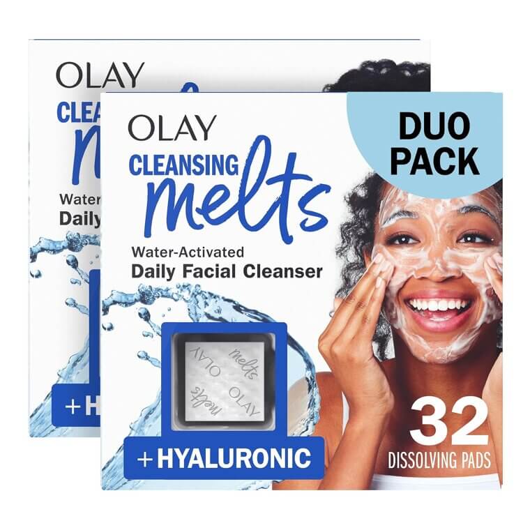 Olay Cleansing Melts - Gentle, Travel-Friendly Cleanser
