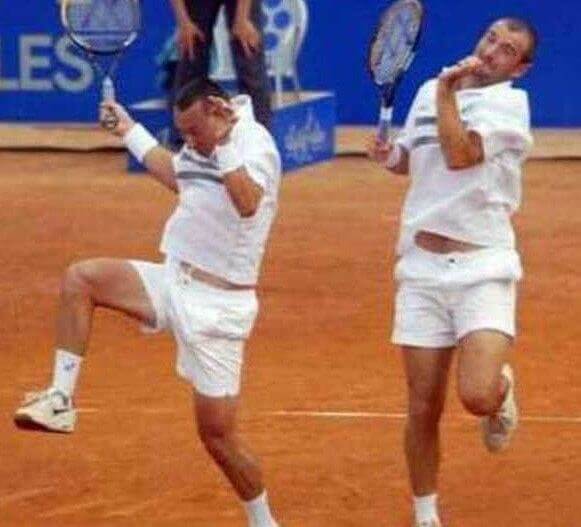 No One Knew That Prancing Was a Pro Tennis Move