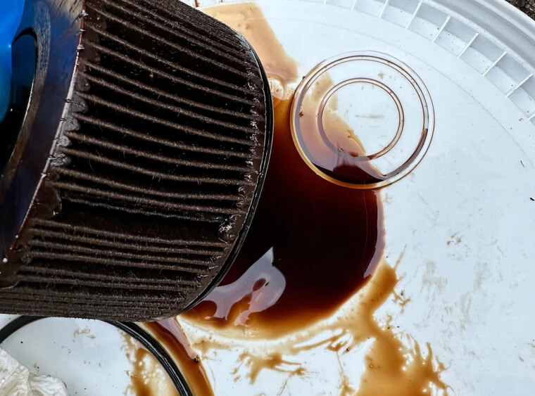 Engine Oil Looks Dark, Gritty, or Smells Burnt