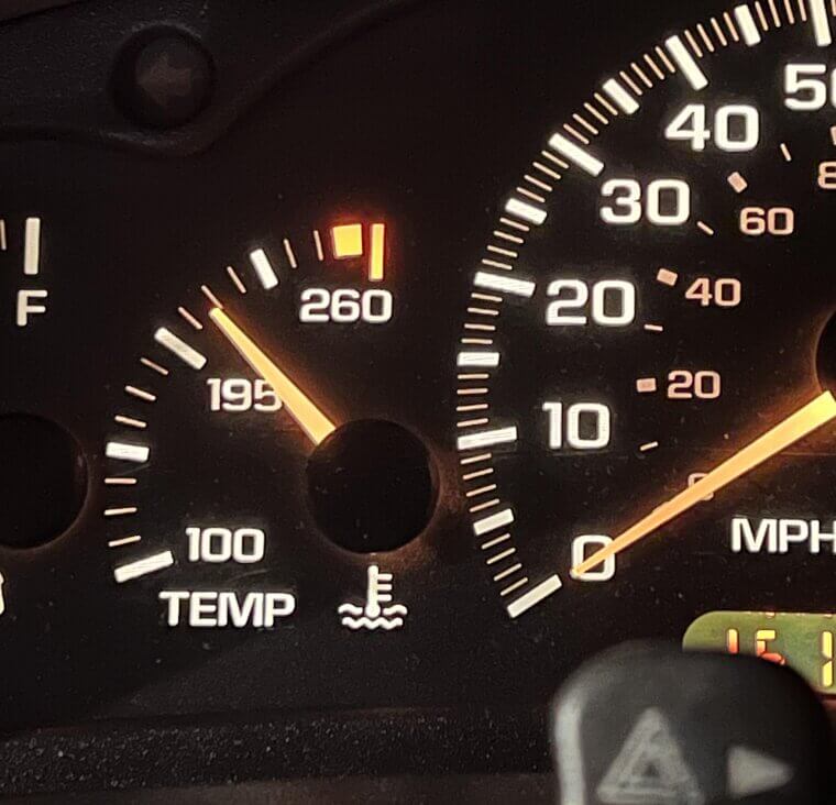 Temperature Gauge Runs Hotter Than Normal
