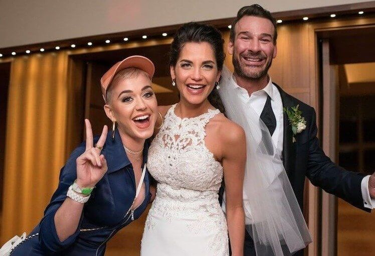 Katy Perry Happened to Be Staying at the Hotel so She Crashed the Party
