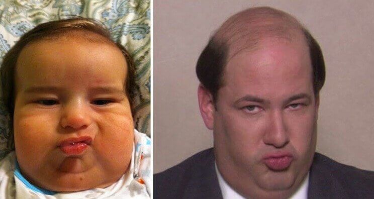 Toddler Looks Like The Office's Kevin