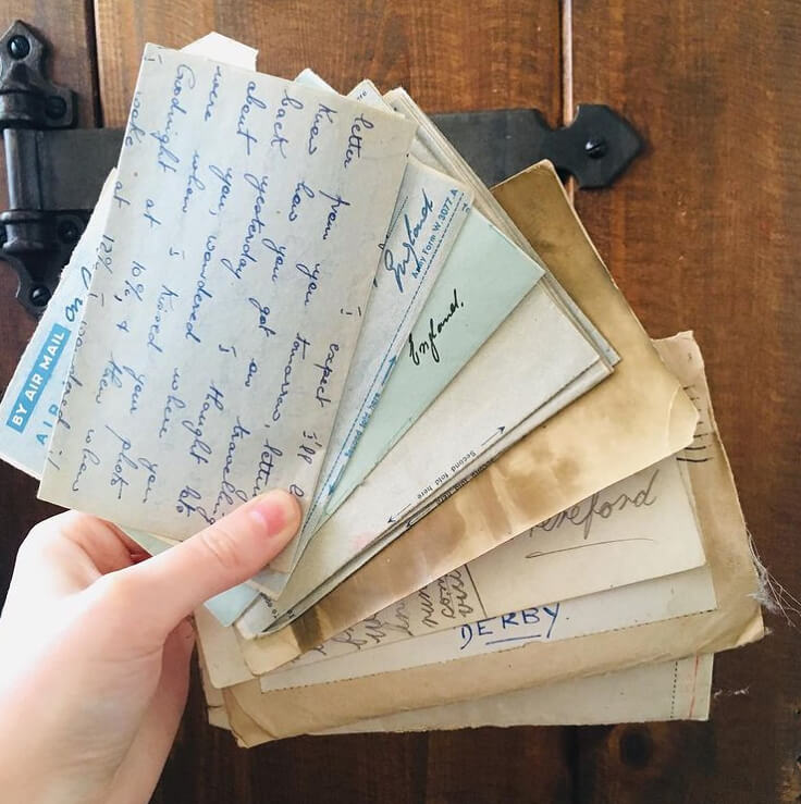 O pai enviou algumas cartas escandalosas