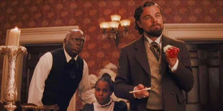 Леонардо Ди Каприо размазал настоящую кровь по лицу Керри Вашингтон